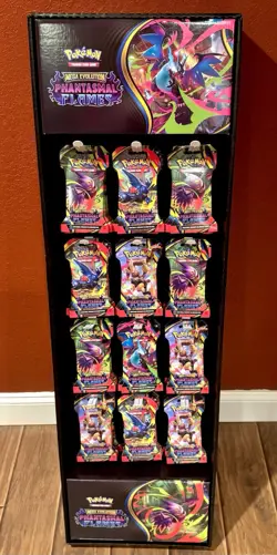 Pokemon Phantasmal Flames 96 Ct Sleeved Boosters with Retail Display - NEW!!! - Image 1
