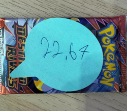 (VERY HEAVY) 22.67g Pokemon TCG Destined Rivals Booster Pack (SEALED - Image 2