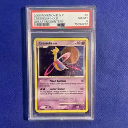 Pokemon PSA 8 Cresselia 2/106 DP Great Encounters Holofoil Rare 2008 - Image 1