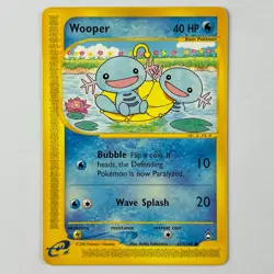 Wooper 117/147 Aquapolis Regular E-Reader Pokemon TCG Non-Holo - LP/NM - Image 2