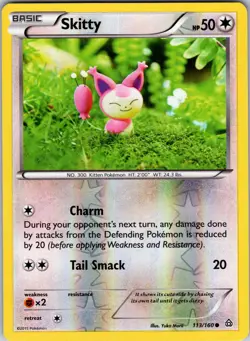 Skitty 113/160 XY - Primal Clash Pokemon TCG LP - Image 1