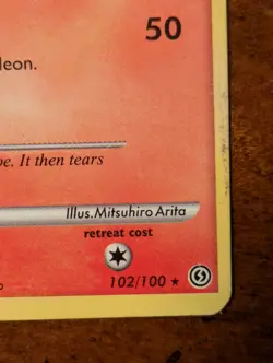 Pokemon TCG Charmeleon 102/100 Stormfront Holo - Secret Rare - Image 4