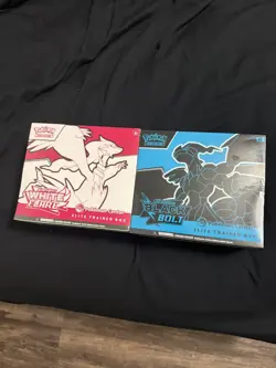 Pokemon Center White Flare & Black Bolt ETB Elite Trainer Box Sealed Pokemon TCG - Image 1
