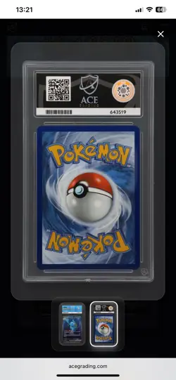 Blastoise EX 200/165 Special Illustration Rare S&V 151 ACE 9 MINT Pokemon TCG - Image 5
