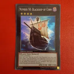Yugioh Number 50: Blackship Of Corn CT10-EN018 Limited Edition - Image 1