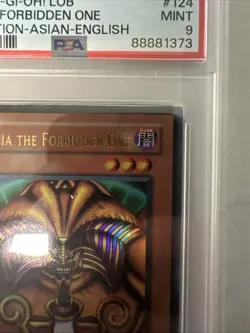 yugioh Asian Exodia the Forbidden One 1st Edition LOB-124 PSA 9 - Image 3