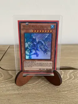 White Night Dragon LCGX-EN205 Ultra Rare - Yugioh TCG - LP - Image 1