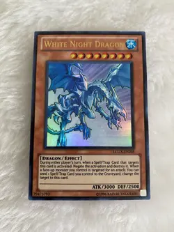 White Night Dragon LCGX-EN205 Ultra Rare - Yugioh TCG - LP - Image 3