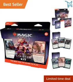 Magic The Gathering Starter Kit Two Ready-to-Play Decks with Cards Storage - Image 1