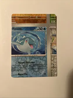 Pokemon Card - Error Miscut NFC Finizen Obsidian Flames 060/197 Reverse - Image 1