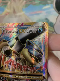 Pokemon Mega M Blastoise EX Full Art Ultra Rare Holo Card 102/108 XY Evolutions - Image 2