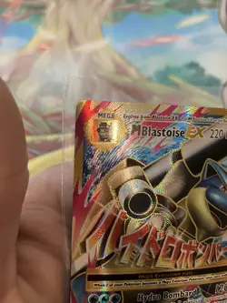 Pokemon Mega M Blastoise EX Full Art Ultra Rare Holo Card 102/108 XY Evolutions - Image 3