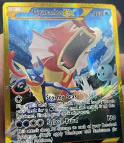 Pokemon Gyarados EX TCG Card Full Art Holo, Secret Rare XY Breakpoint 123/122 NM - Image 2