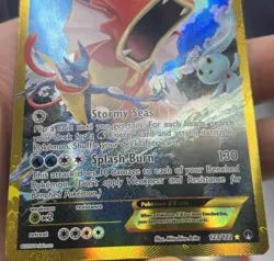 Pokemon Gyarados EX TCG Card Full Art Holo, Secret Rare XY Breakpoint 123/122 NM - Image 3
