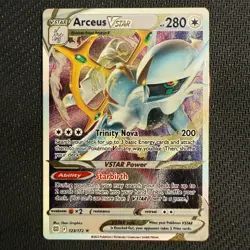Arceus VSTAR 123/172 NM Metal Card Ultra Rare SWSH: Miscellaneous Promos Pokemon - Image 1