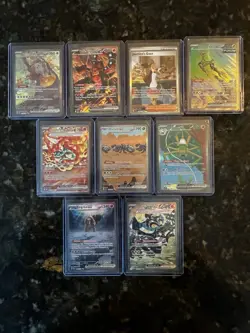 Pokemon TCG Special Illustration Rare Card Lot of 9 All Near Mint - Image 1