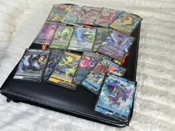 Pokemon Card Rare Binder Collection 300+ Cards Bundle Lot Holos Full Art - Image 1