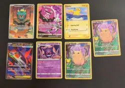Pokemon Cards Lot (7) - , Black Star Promo, Full Art, Secret Rare - Image 1