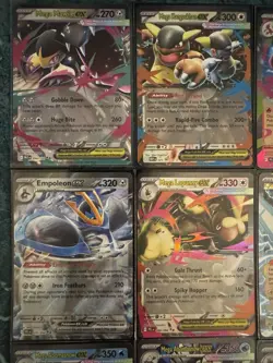 POKEMON MEGA EVOLUTIONS FULL ART ZEKROM MEGA CHARIZARD EX GENGAR 21 CARD LOT WOW - Image 5
