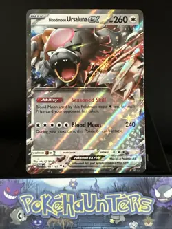 Pokemon Card Bloodmoon Ursaluna ex 141/167 Double Rare Twilight Masquerade NM - Image 1