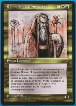 Rasputin Dreamweaver Legends (ITALIAN) PLD (Reserved List Magic Card) (509037) - Image 1