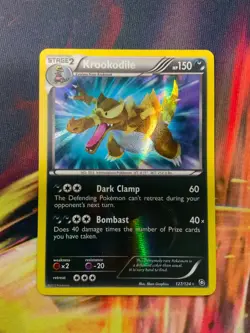 Krookodile Holo Shiny Secret Rare Card 127/124 Dragons Exalted - Image 1