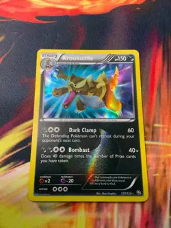 Krookodile Holo Shiny Secret Rare Card 127/124 Dragons Exalted - Image 2
