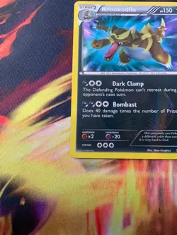 Krookodile Holo Shiny Secret Rare Card 127/124 Dragons Exalted - Image 5