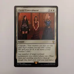 Clever Concealment MTG Rare Magic: The Gathering Final Fantasy 7 FFVII Commander - Image 1