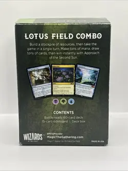 Magic The Gathering Challenger Deck Lotus Field Combo Unopened - Image 2
