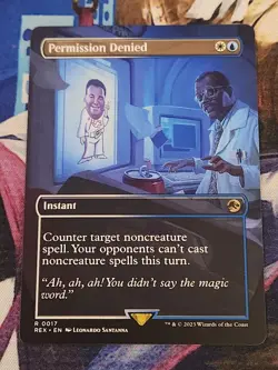 MTG LCI (Jurassic Park) - Permission Denied - Borderless NM - Image 1