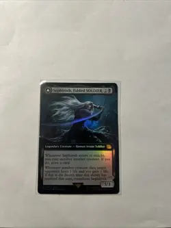 MTG Final Fantasy Sephiroth Fabled Soldier Extended Art Mythic Rare Foil 0451 NM - Image 1