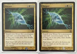 MTG 2x Wargate Alara Reborn Rare Near Mint Actual Photos - Image 1