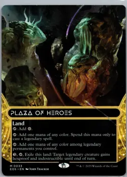 x1 Plaza of Heroes (0033) - Borderless M MTG Edge of Eternities: Stellar Sights - Image 1
