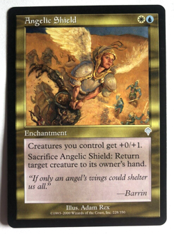 Angelic Shield 228/350 Invasion MTG Magic the Gathering NEAR MINT NM - Image 1