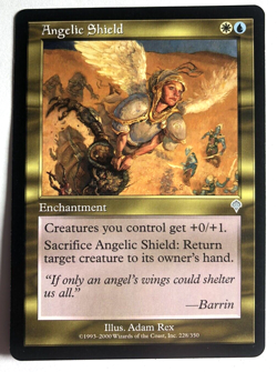 Angelic Shield 228/350 Invasion MTG Magic the Gathering NEAR MINT NM - Image 3