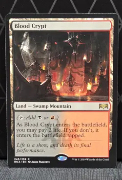 Blood Crypt (NonFoil) R - Ravnica Allegiance (RNA) MTG - 245 NM - Image 1