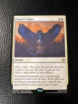 # MTG Dawn's Truce Bloomburrow (BLB) R 0009 - Magic the Gathering PACK FRESH NM - Image 1