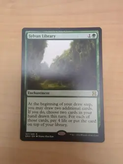 Magic the Gathering MTG Sylvan Library 187/249 Eternal Masters NM - Image 1