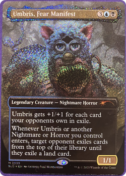 Umbris, Fear Manifest X (1) - Furby: Secret Lair - Confetti Foil - 4RCards - Image 1
