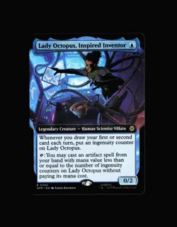 MTG: Lady Octopus, Inspired Inventor (Extended Art) #252 R Normal NM Marvel's Sp - Image 1