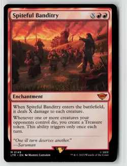 MTG Spiteful Banditry 149 Lord Of The Rings LOTR x1 NM Mythic - Image 1