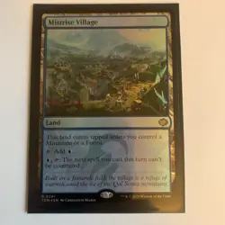 MTG Mistrise Village (0261) Foil Base Rare Tarkir: Dragonstorm - Image 1