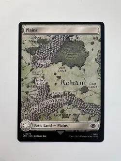 Plains - FULL ART - MTG The Lord of the Rings: Tales of Middle-earth (#272) - NM - Image 1