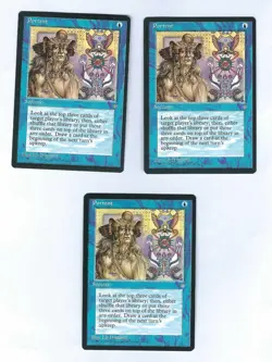 3x Portent - Ice Age - Magic The Gathering NM/M (Never Played) - Image 1