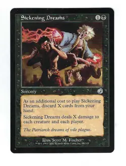 Sickening Dreams - Torment - Magic The Gathering M/NM (Never Played) - Image 1