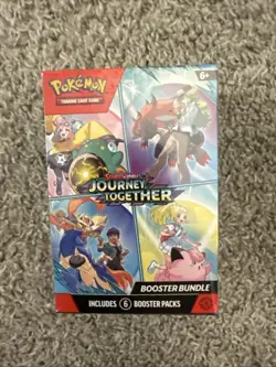 Pokemon TCG Journey Together Booster Bundle SEALED- 6 Booster Packs - Image 1