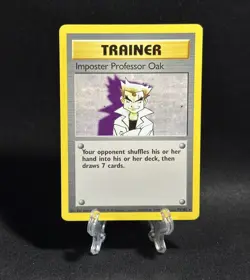 Pokemon Imposter Professor Oak 73/102 Base Set Pokemon TCG 1998 - Image 1