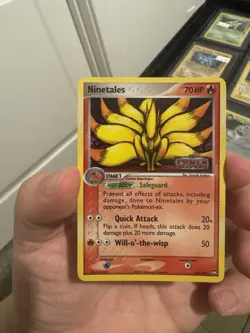 Pokemon TCG Ninetales 19/108 Reverse Holo EX Power Keepers Stamped 2007 LP - Image 1