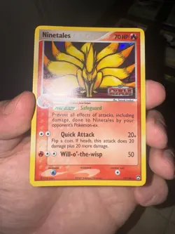 Pokemon TCG Ninetales 19/108 Reverse Holo EX Power Keepers Stamped 2007 LP - Image 2